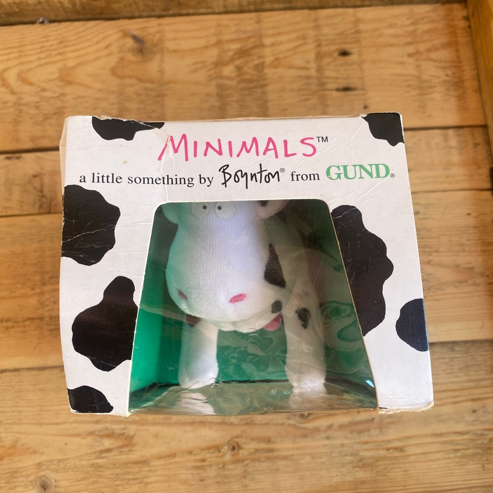 Gund Minimals "You Are Utterly Awesome" Cow Collectible Plush